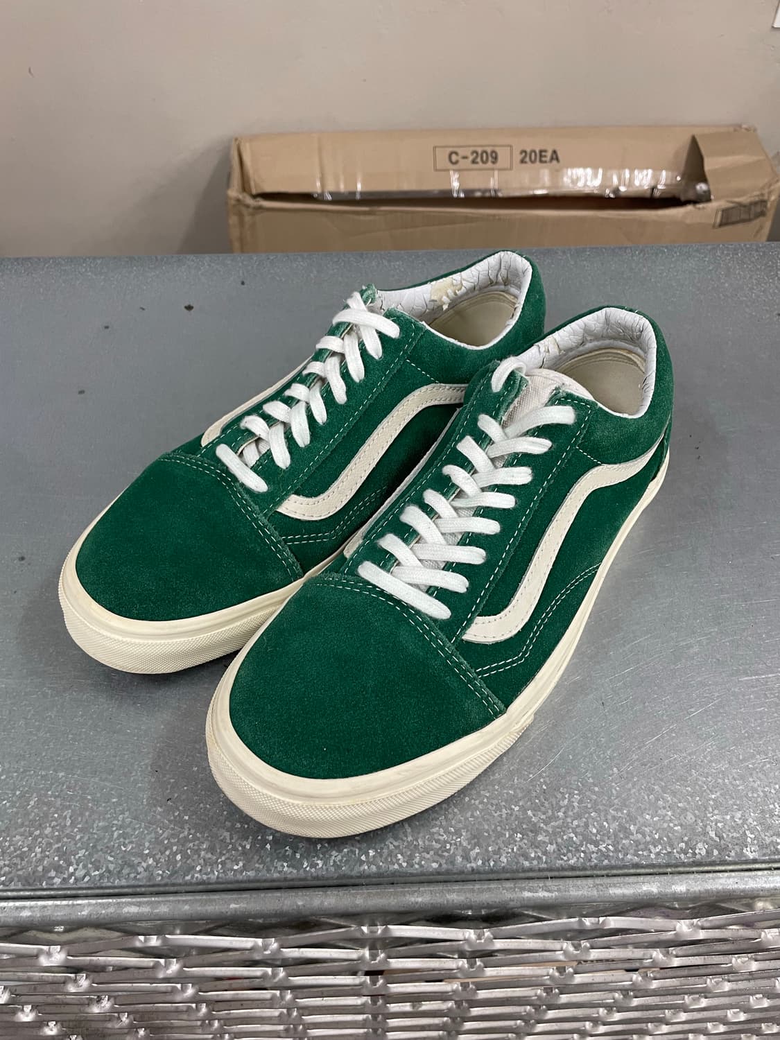 반스 올드스쿨 빈티지 에버그린 US8 상품이미지2