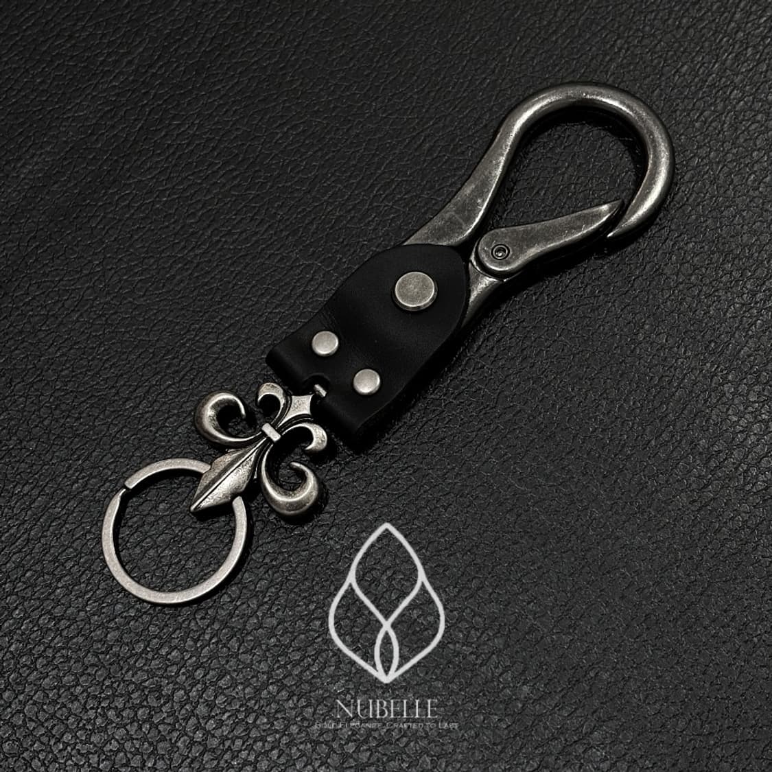 🌗 Chrome leather keyring / 크롬 소가죽 키링 상품이미지3