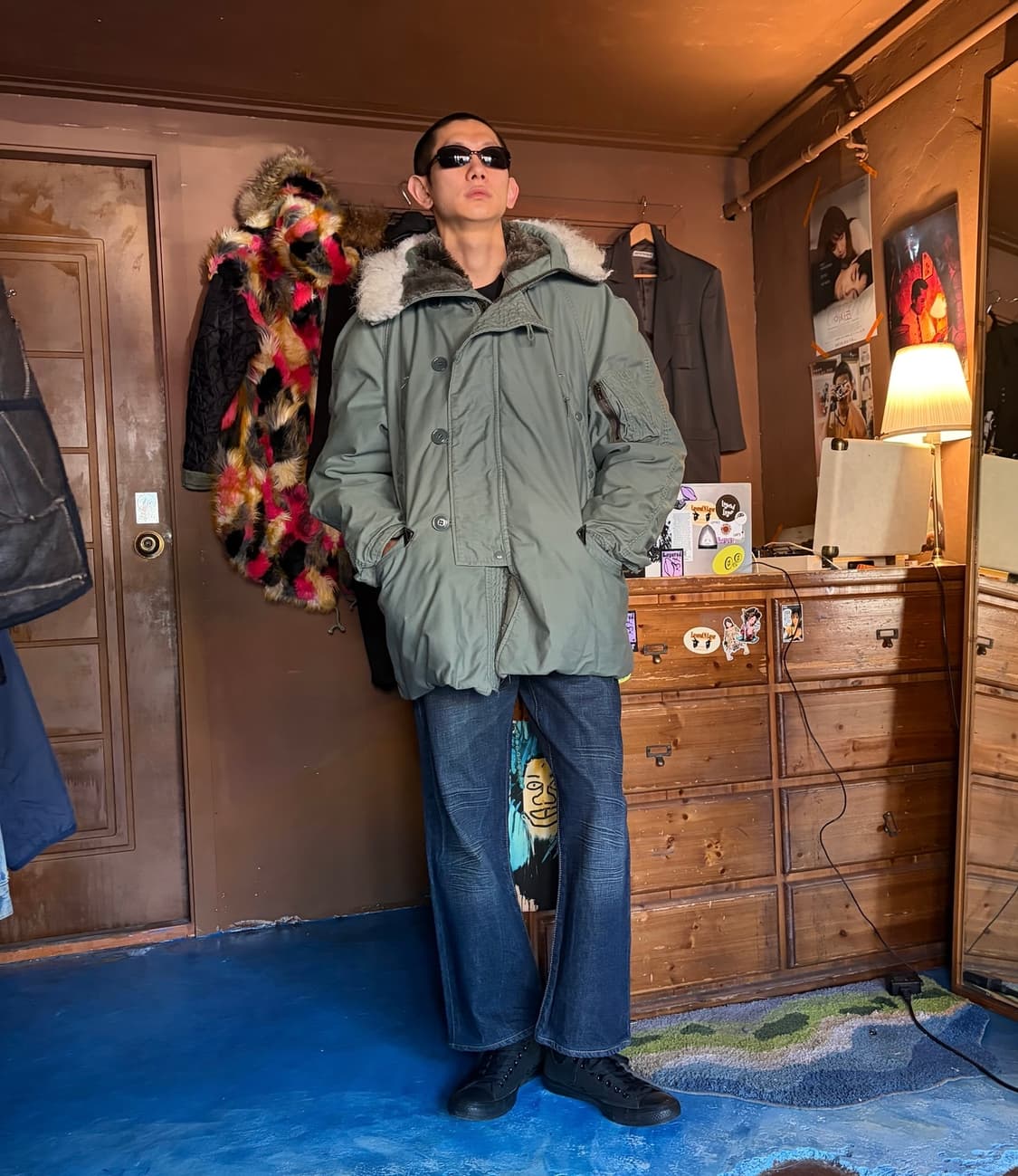 90S N3B MILITARY PARKA L 상품이미지3