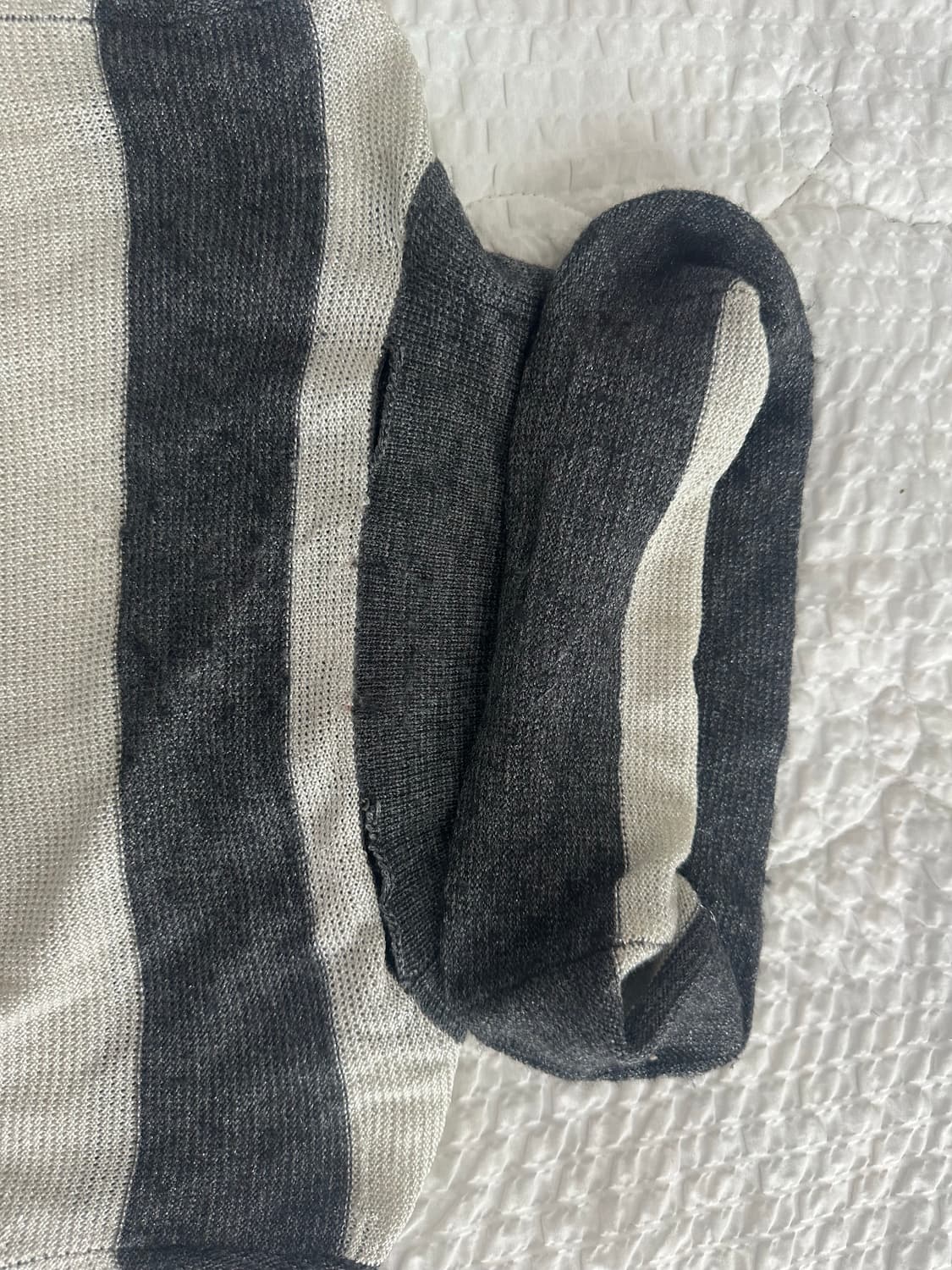 갸루 스트라이프 니트티 상품이미지5