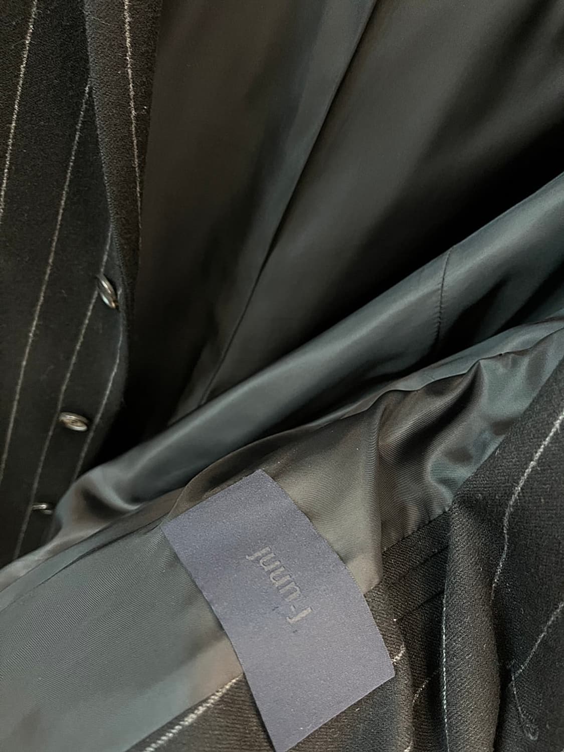 105) 준지 스트라이프 오버 울코트  상품이미지6