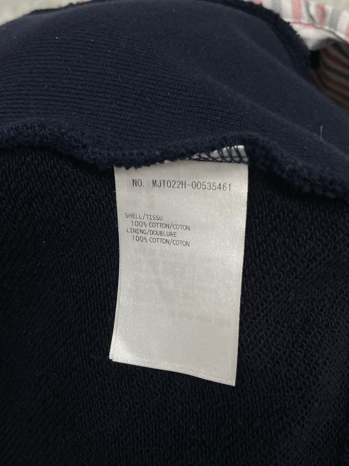 톰브라운 사선완장 금장 후드집업 네이비 [2] 상품이미지7