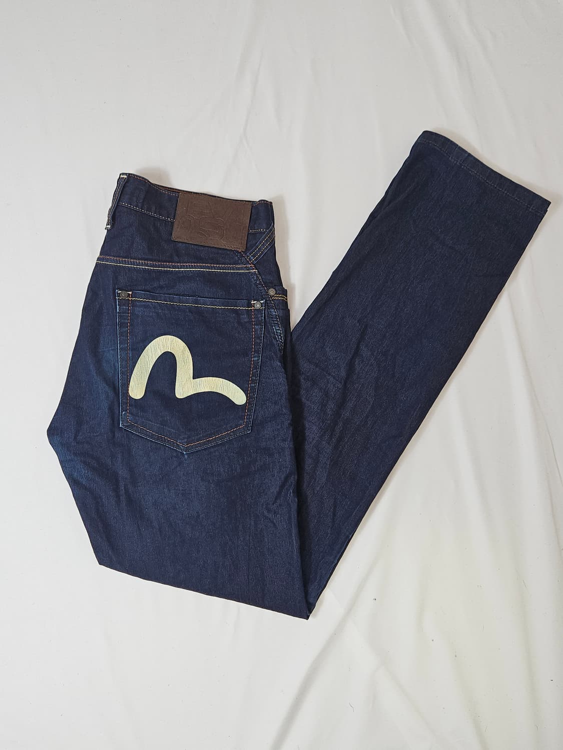 Evisu 에비수 가죽패치 데님팬츠 청바지 진 빈티지 30 상품이미지1