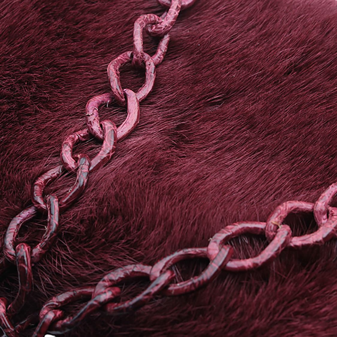 낸시곤잘레스 마르살라 밍크 퍼 토트 겸 클러치백 상품이미지6