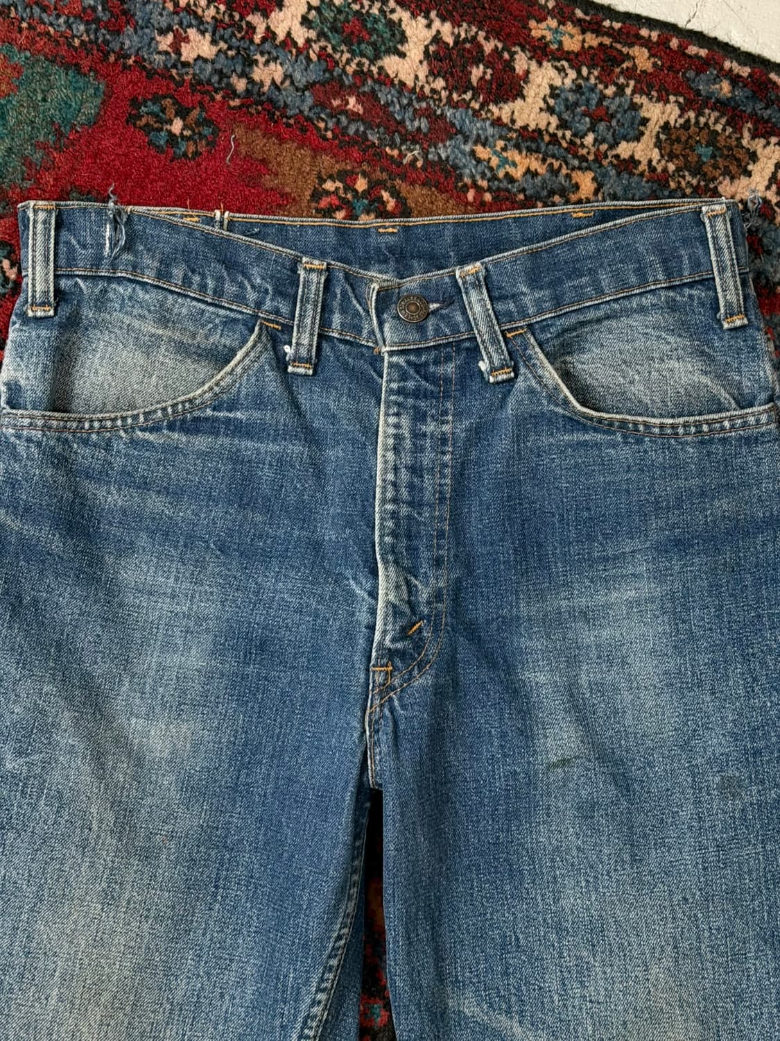 80's USA Made 빈티지 리바이스 646 벨바텀 부츠컷 오렌지탭 상품이미지5