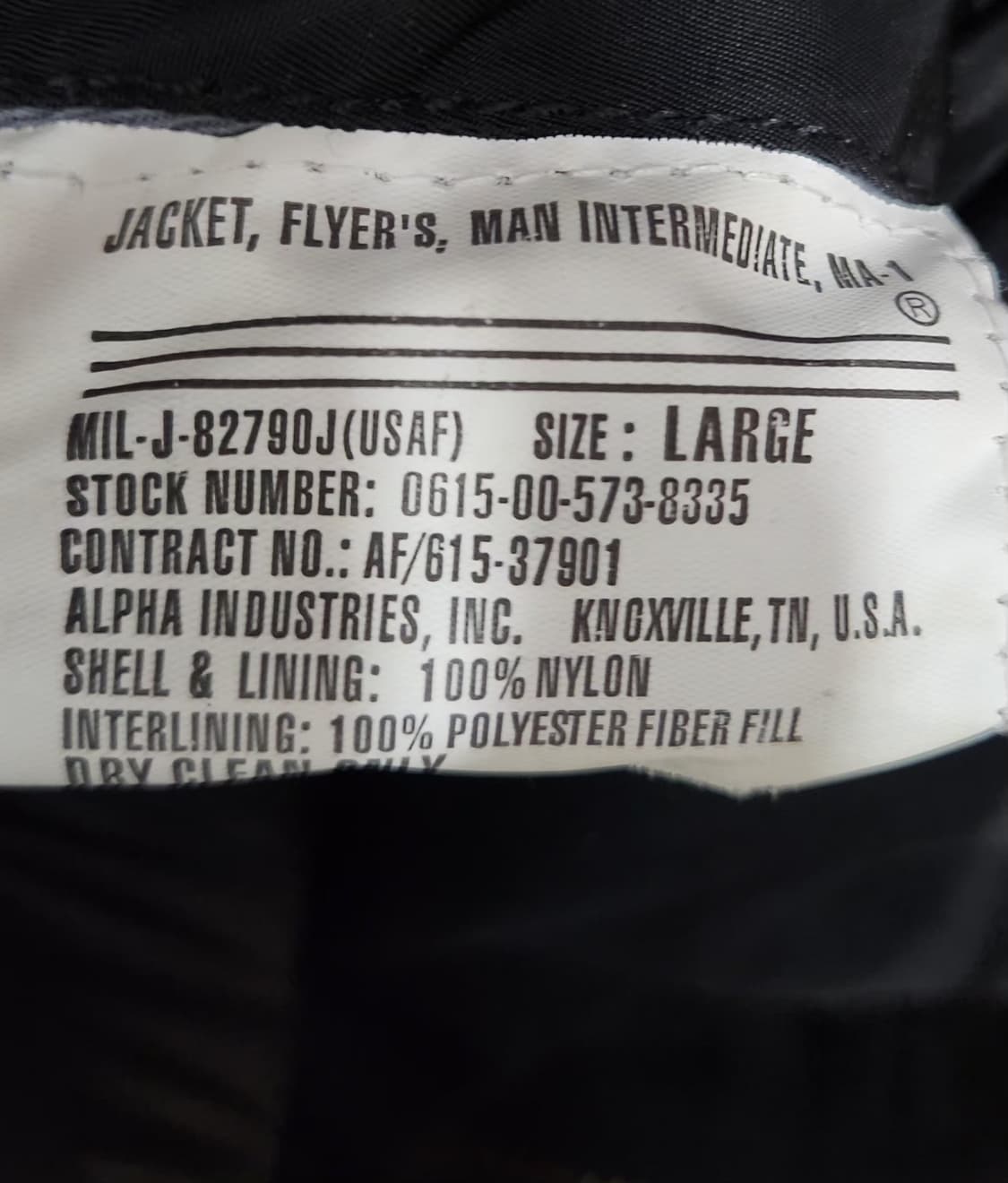 알파인더스트리 양면점퍼 항공점퍼 100 상품이미지4