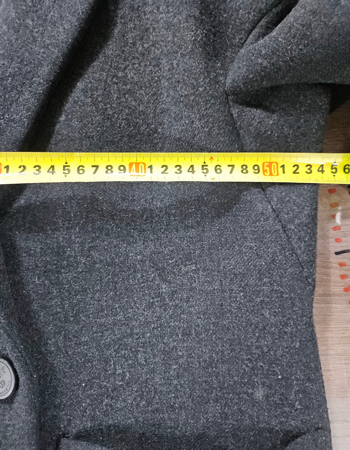 럭키슈에뜨 차콜 울 코트 34사이즈 상품이미지8