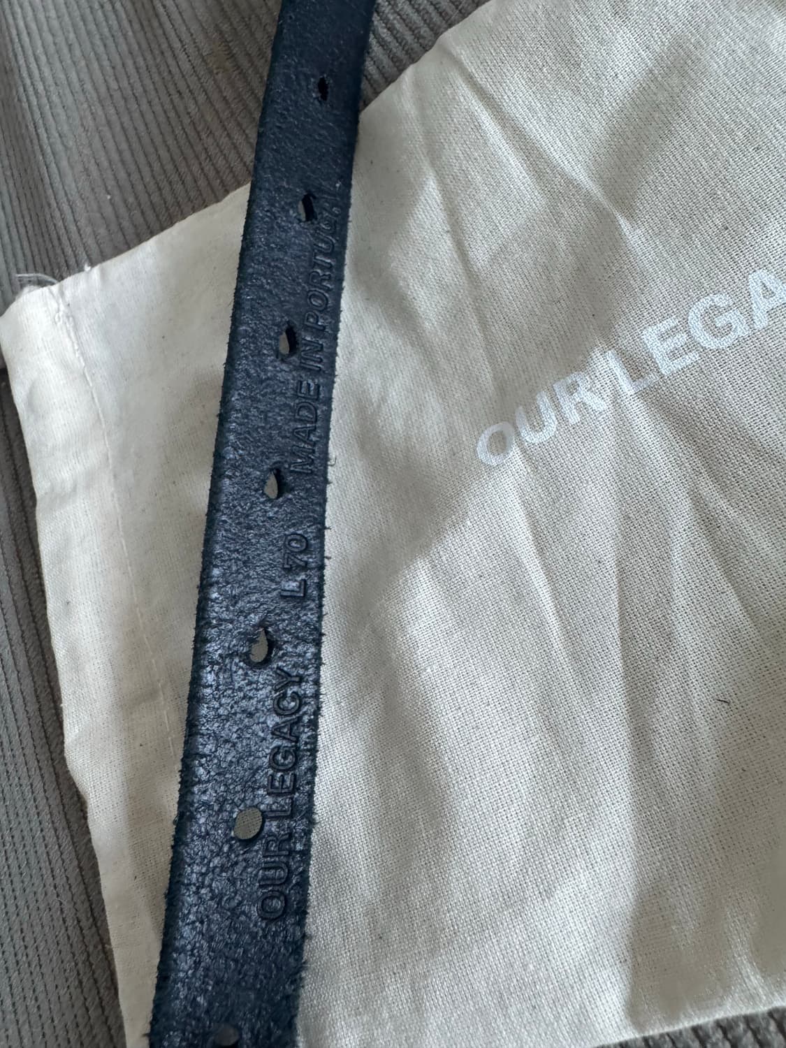 아워레가시 our legacy 벨트 70 상품이미지3