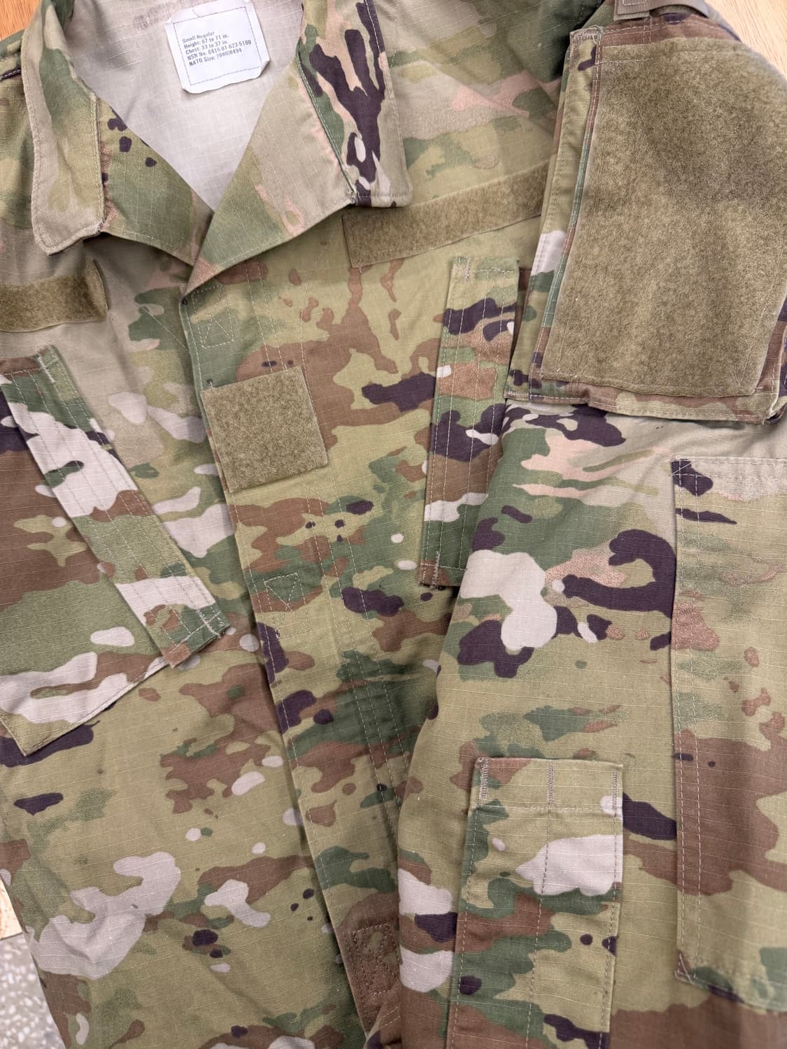 미 육군 전투복 OCP ACU 상의 상품이미지4