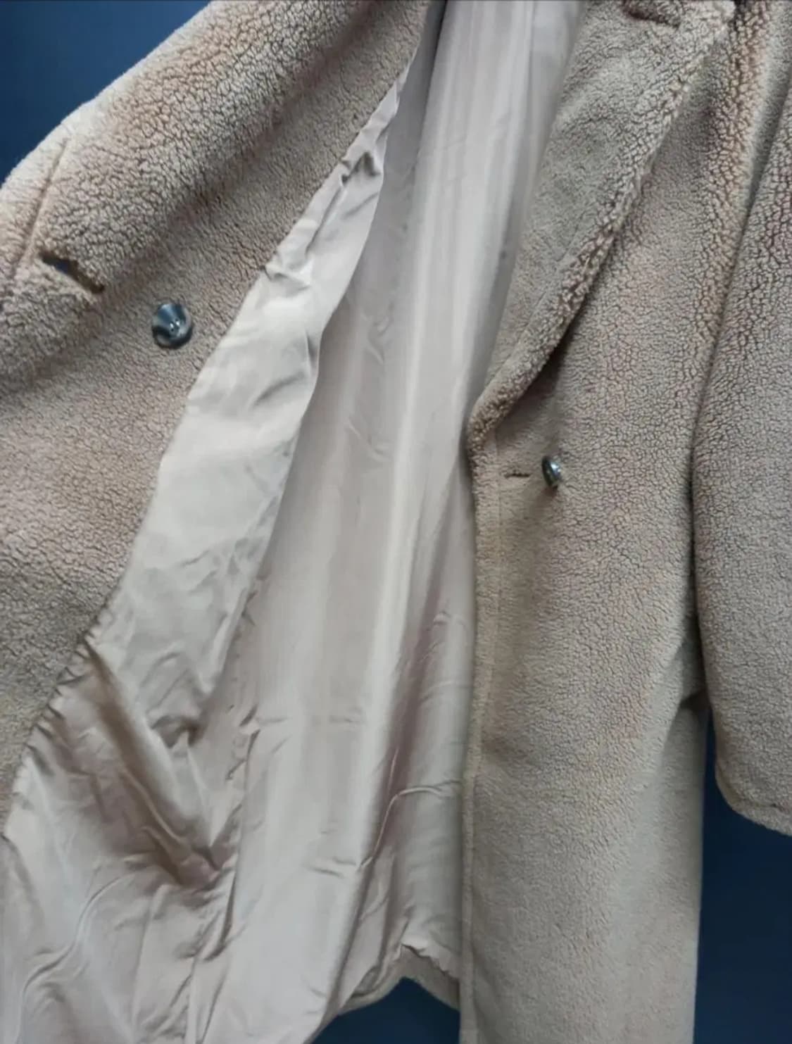 새 A+G 더엣지 비숑부클 맥시 롱코트 55 상품이미지7