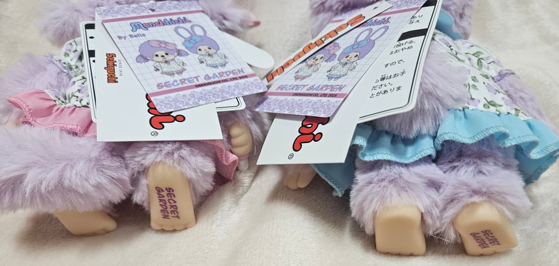 세트) 홍콩 시크릿가든 몬치치 치무탄 인형 세트 상품이미지2