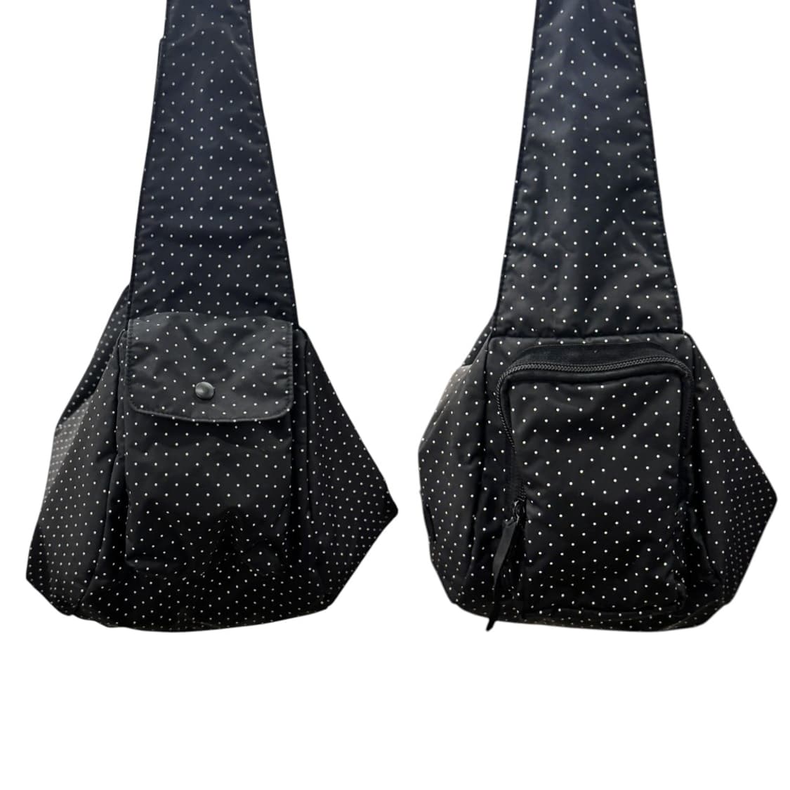 포터 헤드포터 블랙뷰티 도트 숄더백 블랙/화이트 상품이미지7