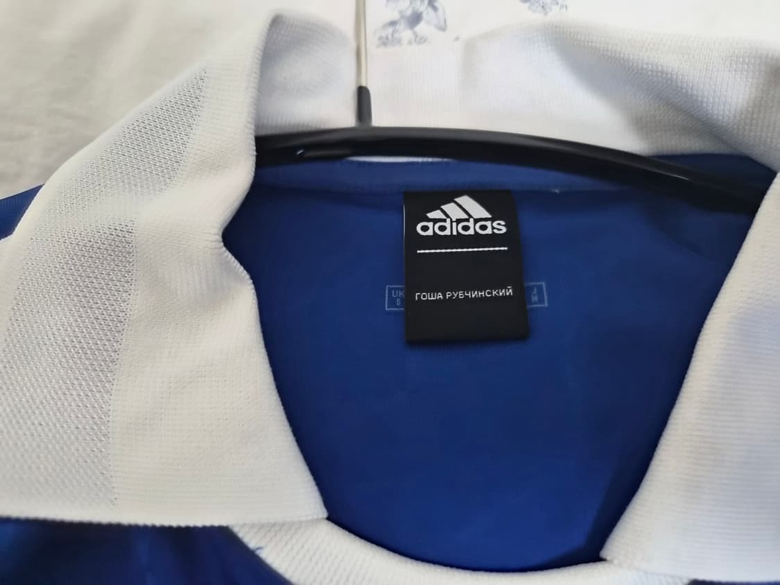 [S] 고샤루브친스키x아디다스 풋볼져지 블루 상품이미지4