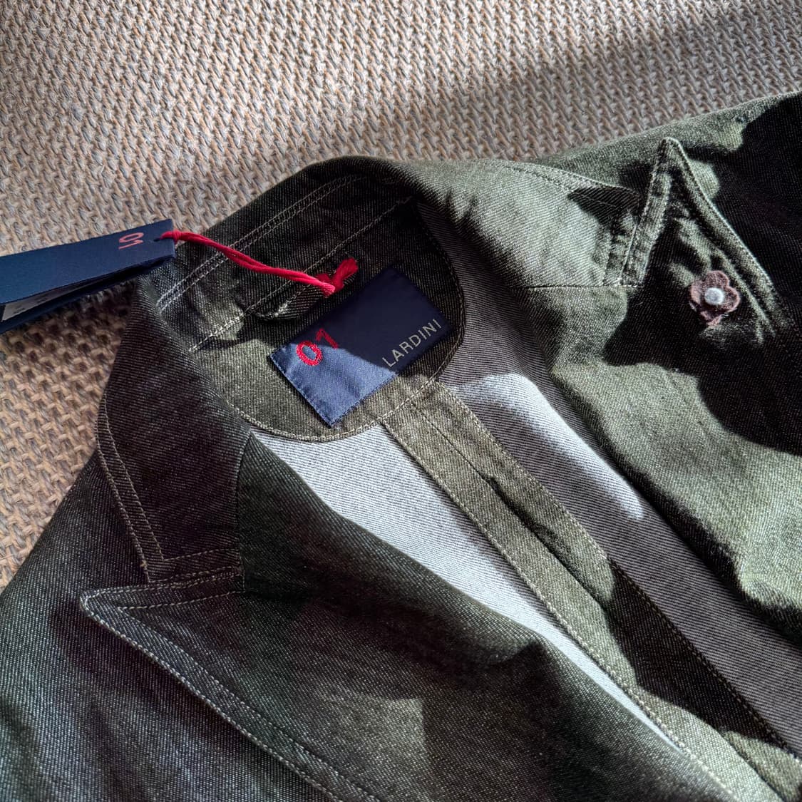 LARDINI 라르디니 이탈리안 최고급 데님 더블 브레스티드 블레이저 상품이미지6