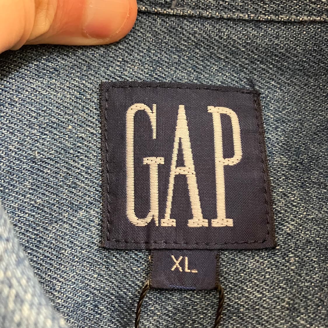 N145 BigSize 90s 올드갭 데님 청셔츠 상품이미지3