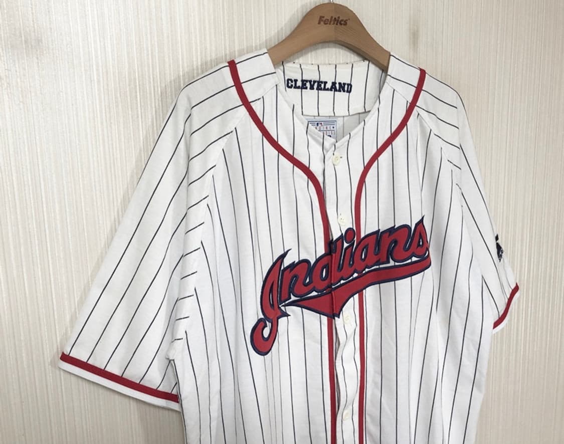 MLB 스타터 클리블랜드인디언스 올드유니폼/져지 XL 상품이미지5