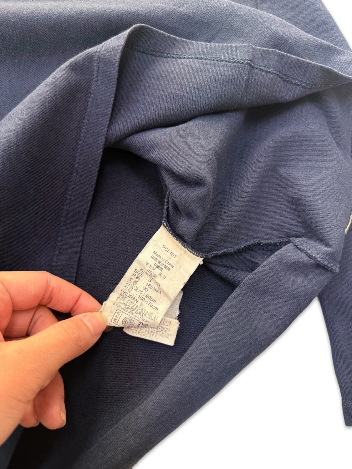 빈티지 리바이스 네이비 로고 긴팔티 상품이미지5