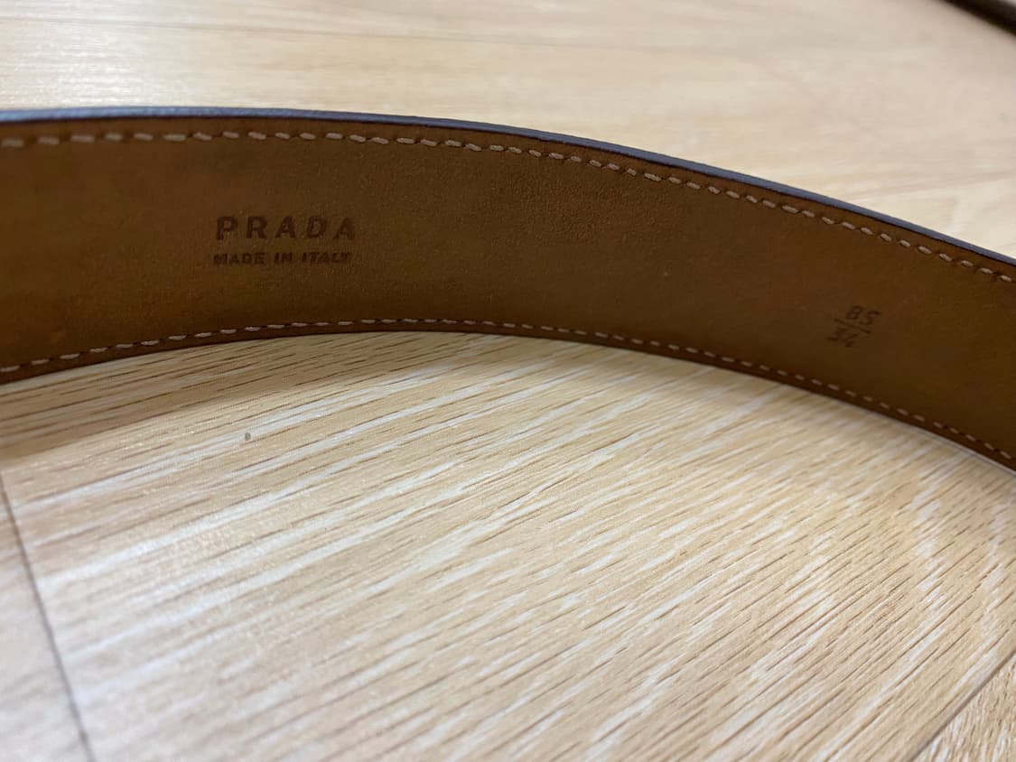 프라다 브라운 벨트  상품이미지3