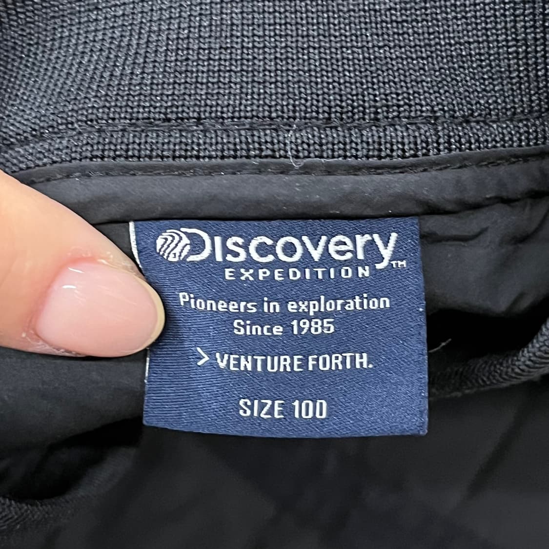 [정품/100] 디스커버리 블랙 퀼팅 점퍼 b17 상품이미지5