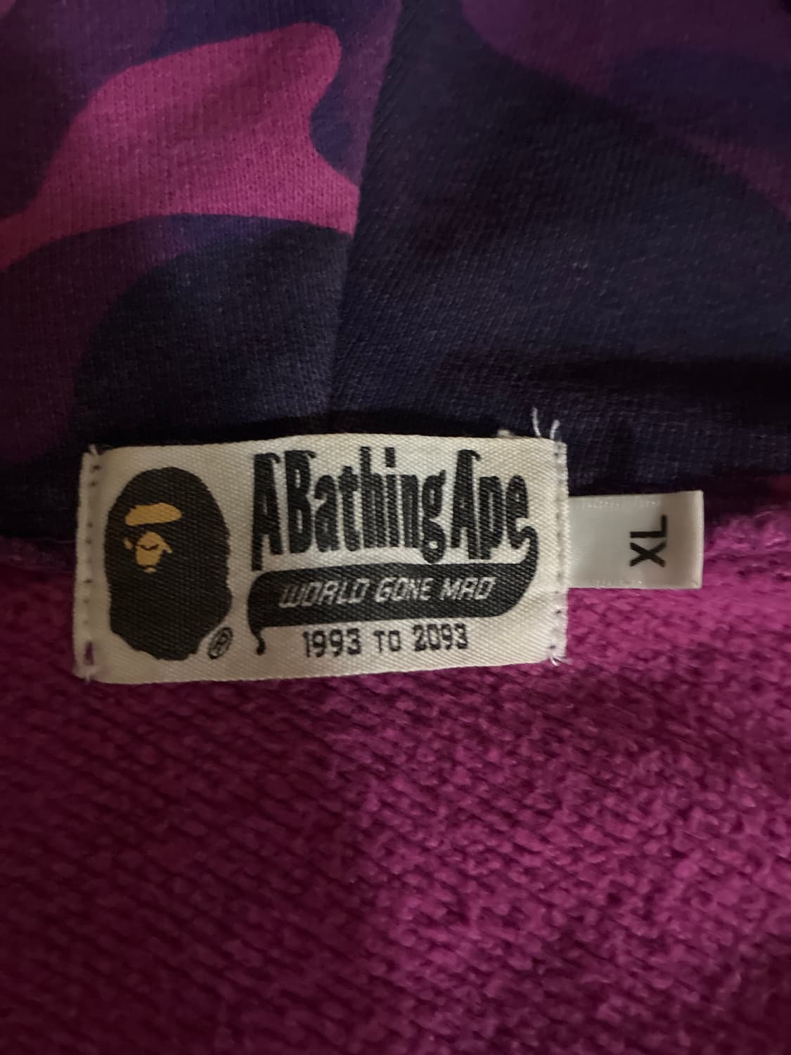 베이프 샤크후드 퍼플 상품이미지2