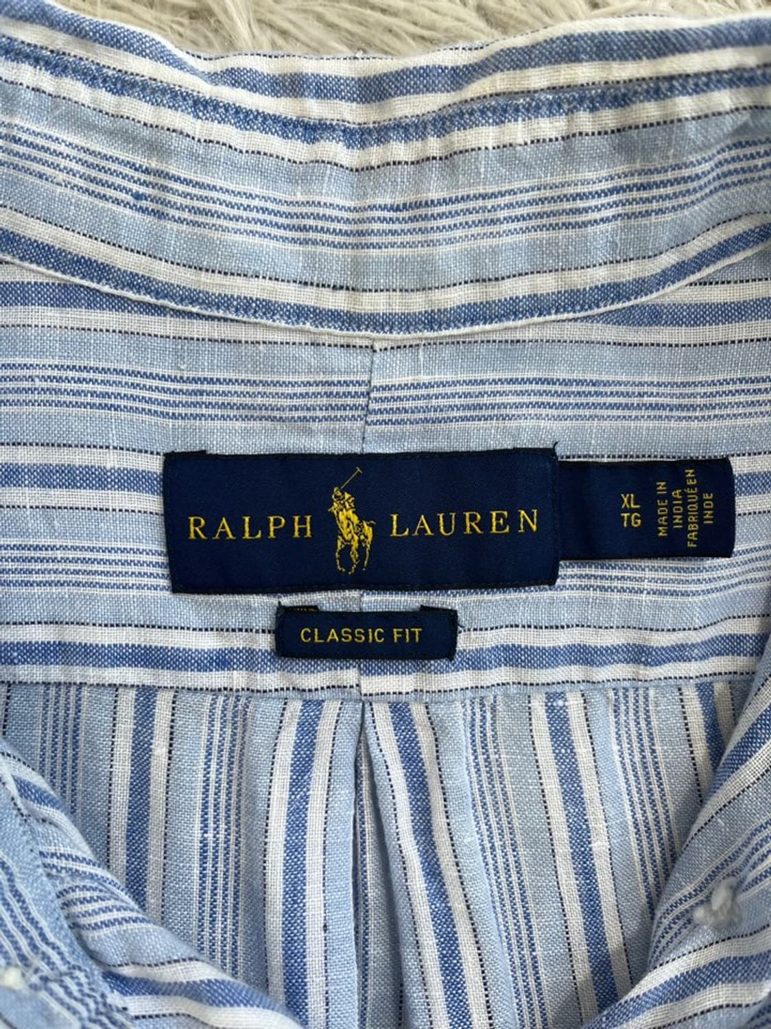 폴로 랄프 로렌 린넨 스트라이프 셔츠/#3197 상품이미지5