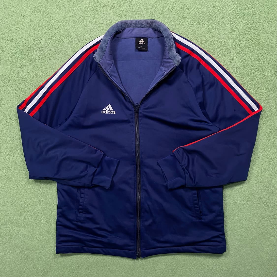 아디다스 네이비 흰빨 Stripe 점퍼 상품이미지2