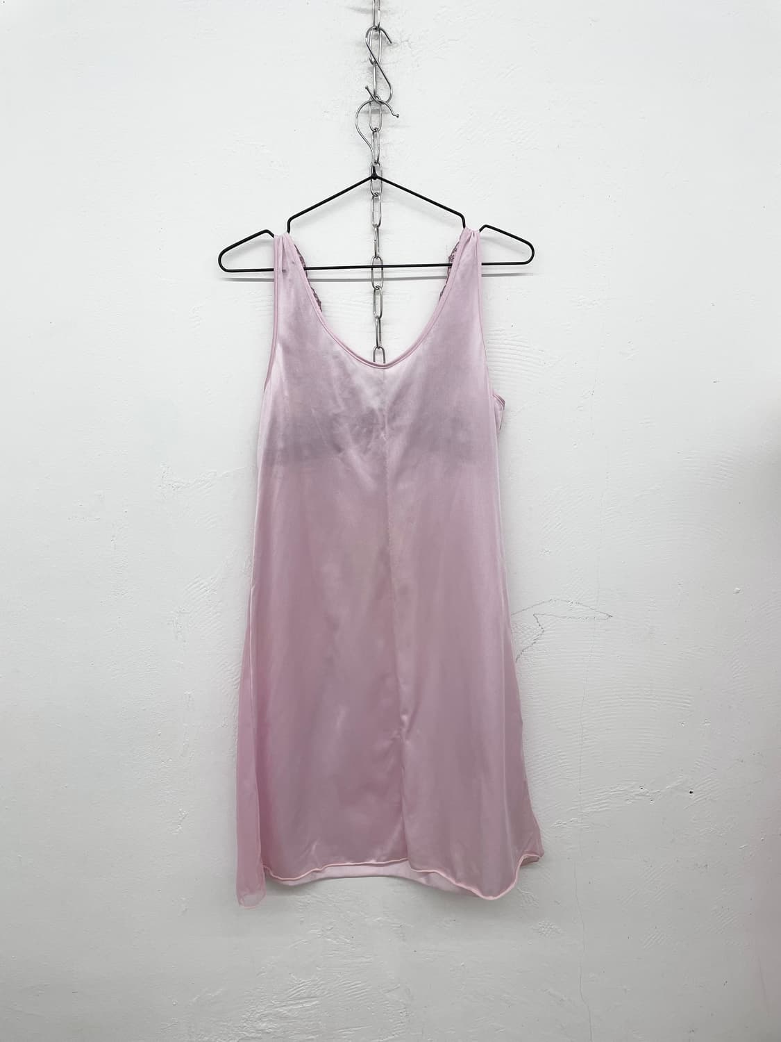 핑크 자수 레이어드 슬립 상품이미지6