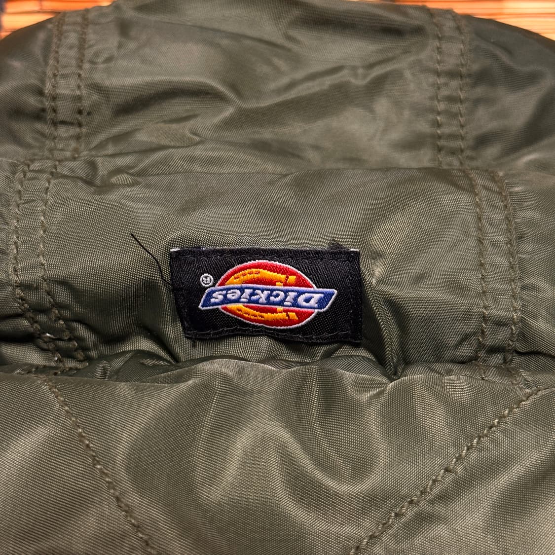 디키즈 카키 헌팅 후드 야상 점퍼 L 상품이미지6