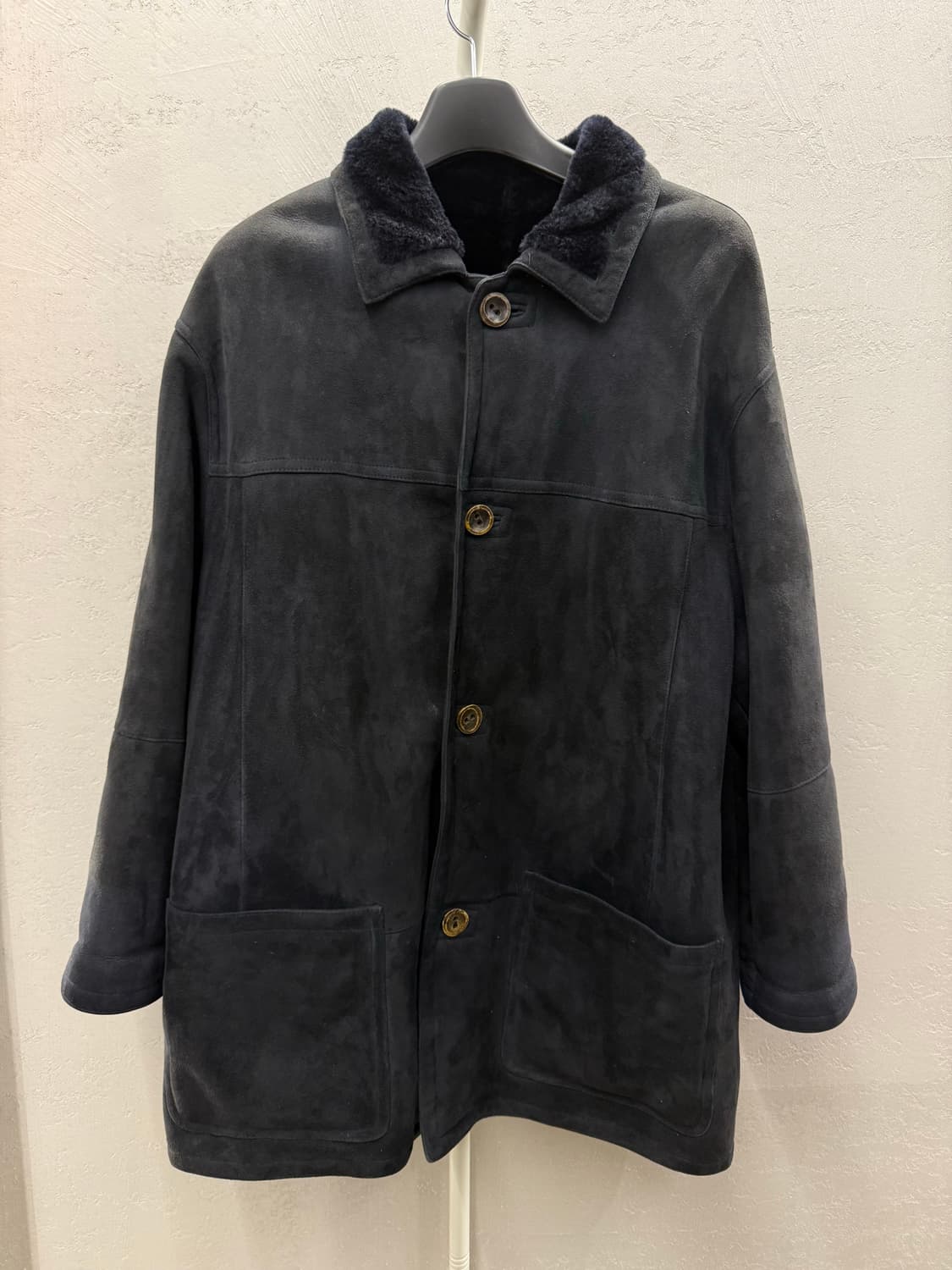 Pellacci made in USA 리얼레더 무스탕 코트 상품이미지2