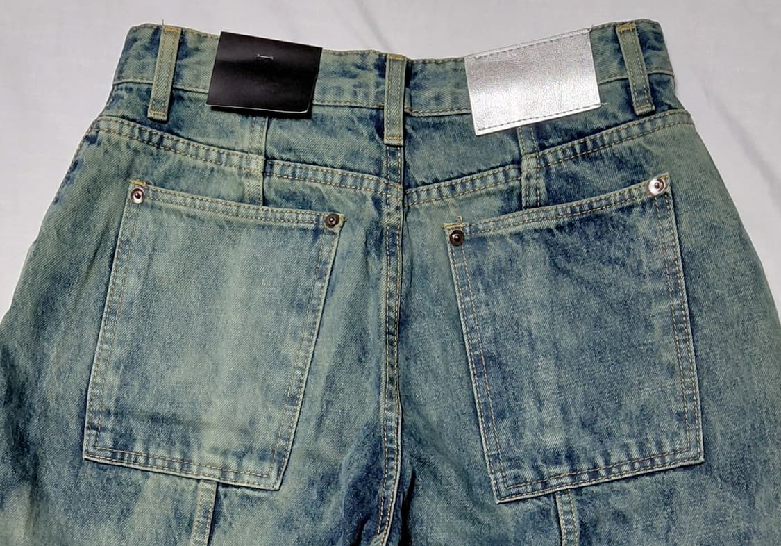 [STYLENANDA] 스타일난다 빅 포켓 다잉 데님 팬츠 (M) 상품이미지8