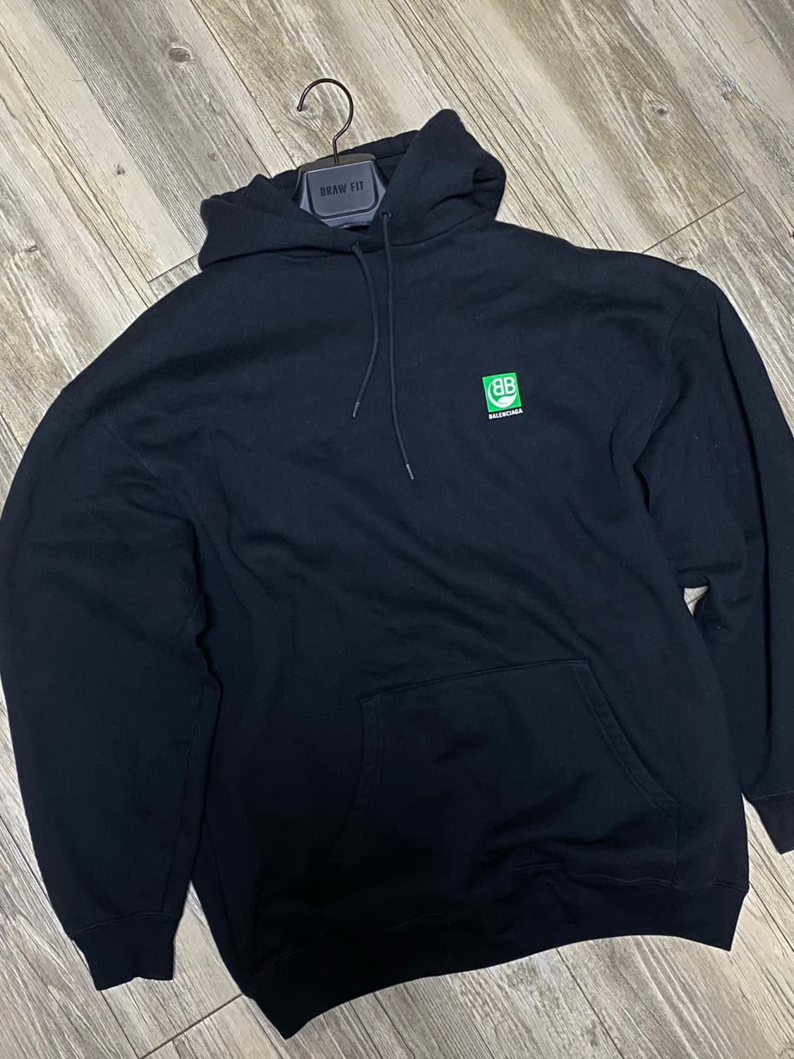 발렌시아가 bb로고 후드티 상품이미지1