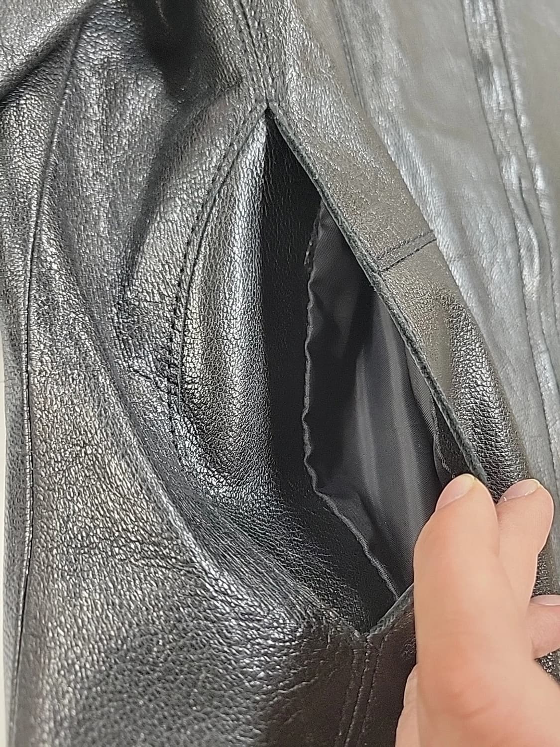 올드 갭 빈티지 블랙 레더 자켓 상품이미지9