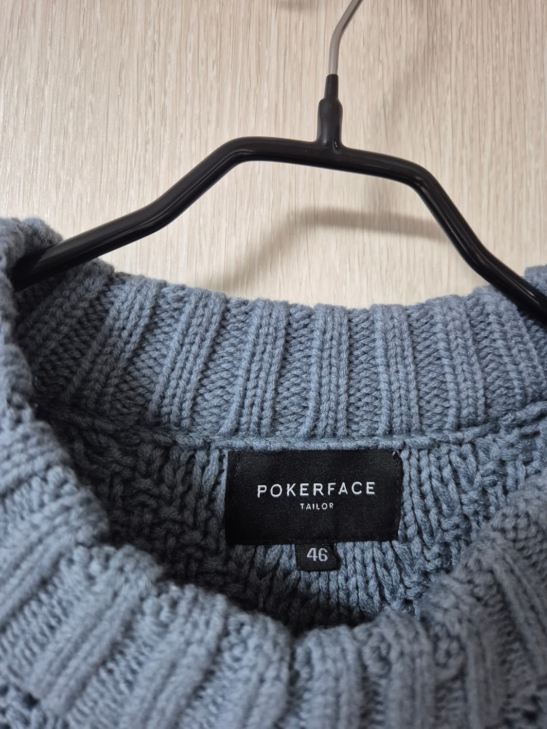 포커페이스 케이블니트 꽈배기니트 46 스웨터 상품이미지3