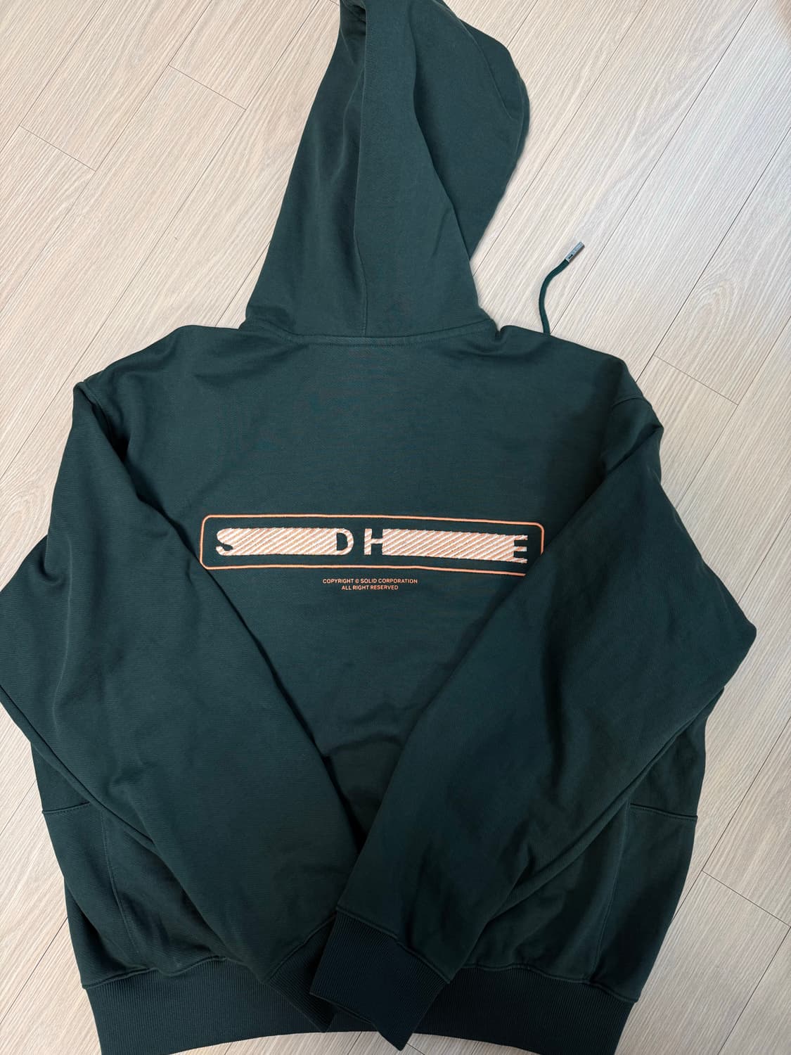 솔리드옴므 후드티 그린 46. 상품이미지2