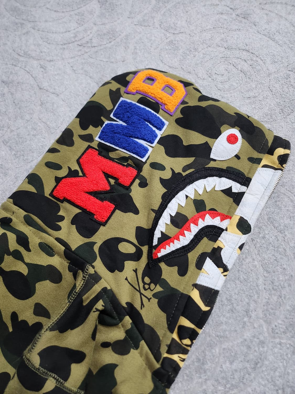 BAPE) x mastermind JAPAN 콜라보 스타일 풀집 후디 L 상품이미지7