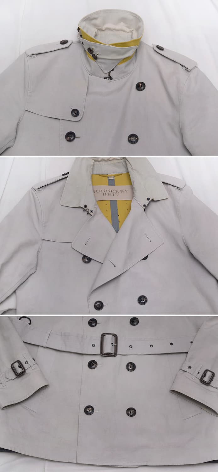 버버리 뉴 켄징턴 숏 트렌치코트 레인자켓 (M / 100+) 상품이미지4
