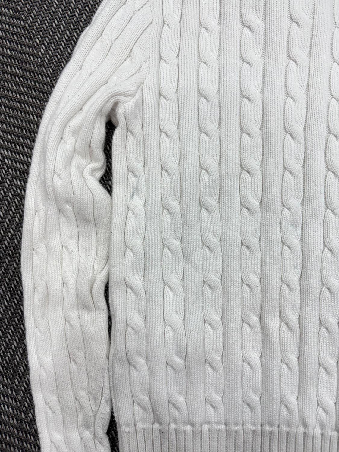 폴로 니트 화이트 상품이미지6