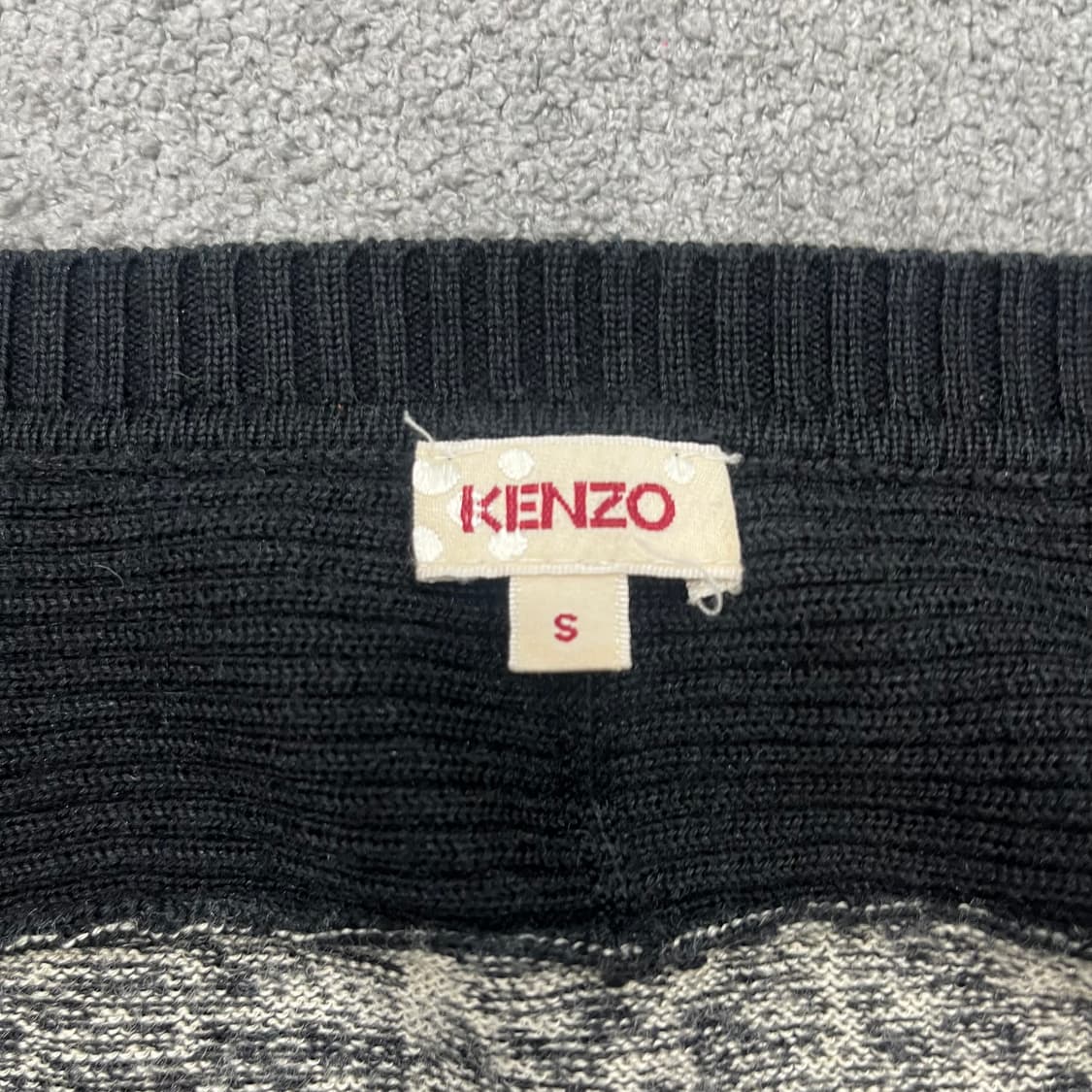 S KENZO 겐조 배색 니트 원피스 상품이미지4