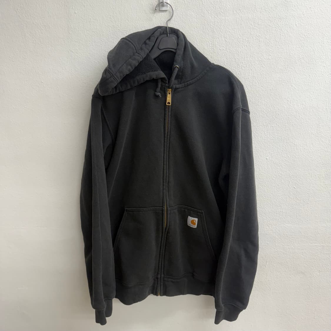 칼하트 오리지널 블랙 후드집업 S 상품이미지1