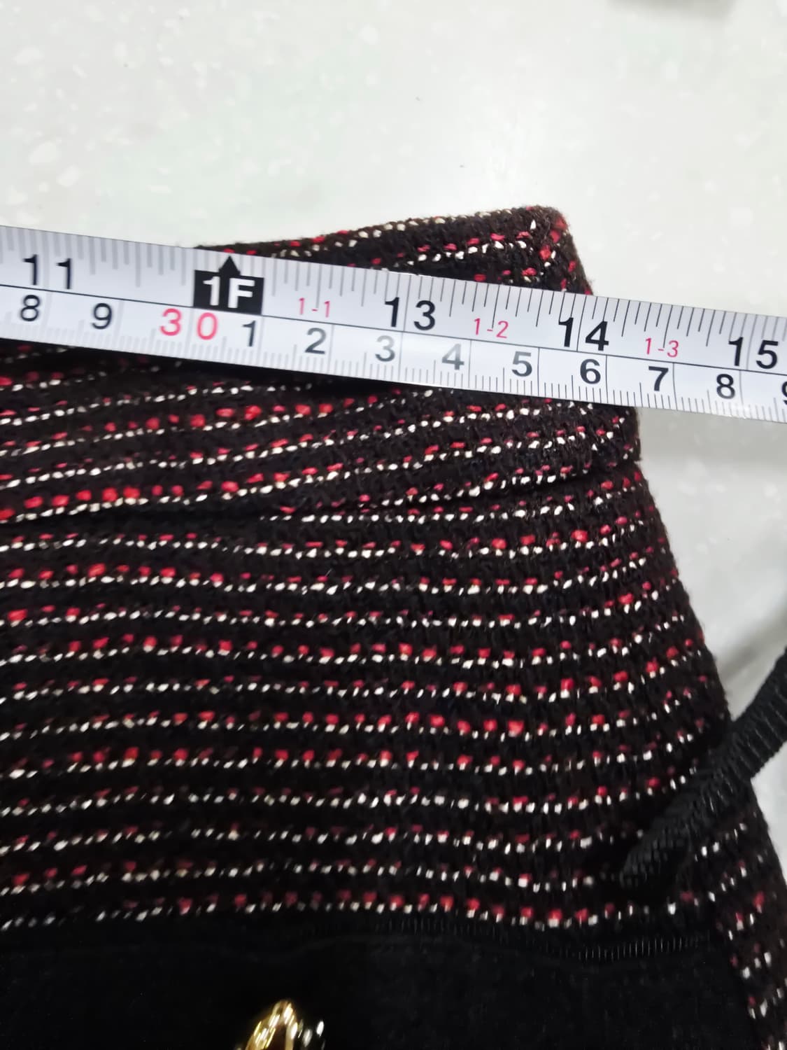 레니본 트위드 반바지 주름 스커트 스타일27 상품이미지8