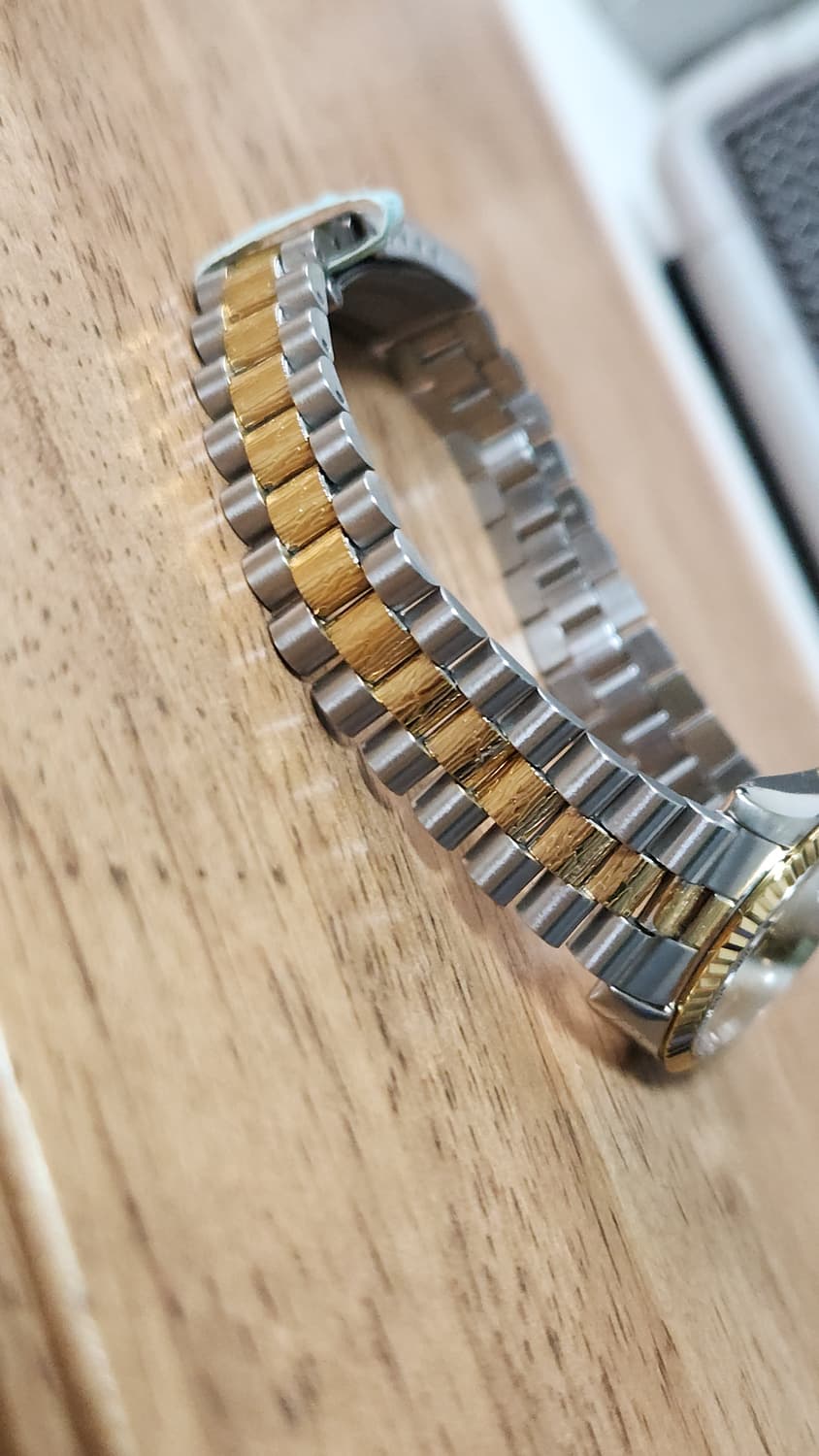 #에센스 여성용 오이스터 퍼페츄얼 데이져스트 골드 콤비 여성명품시계 급처 상품이미지5