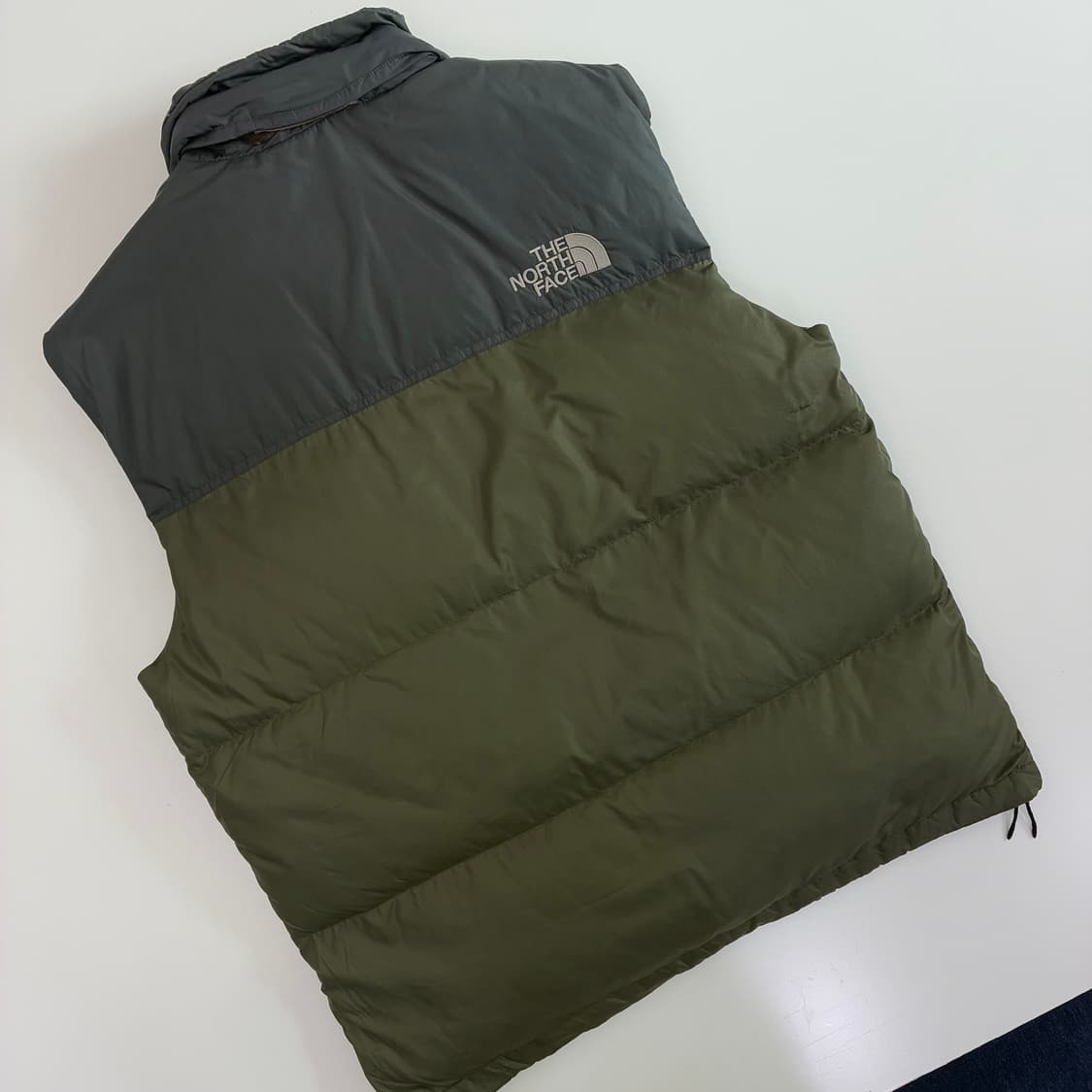 North Face 노스페이스 카키 700 눕시 패딩 베스트 상품이미지6
