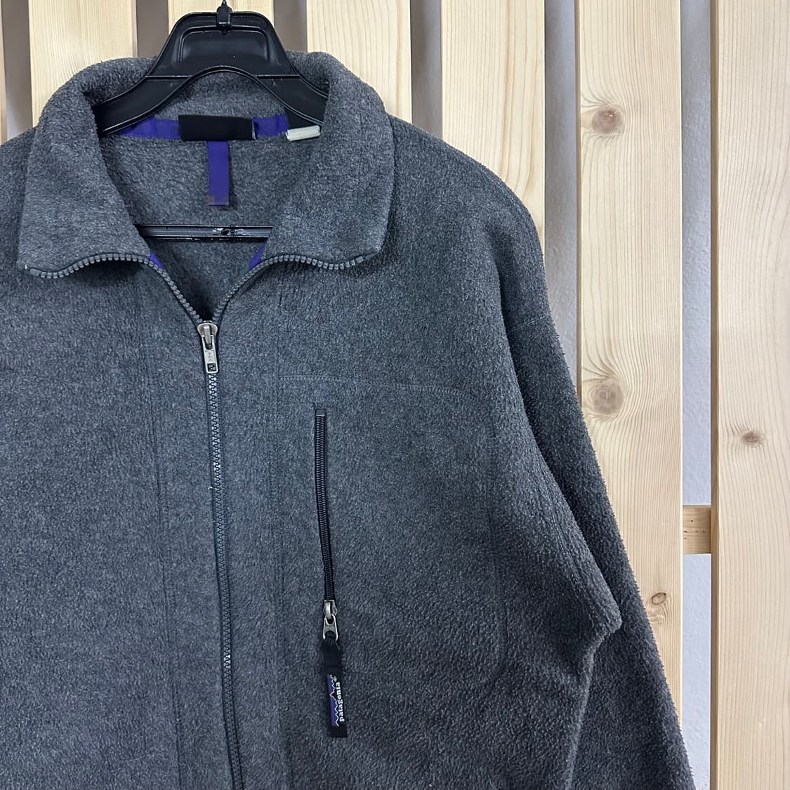(S) 파타고니아 차콜 후리스 자켓 플리스 집업 상품이미지3