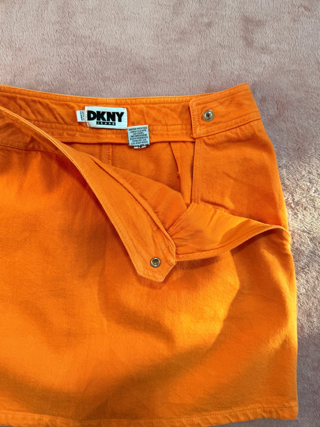 DKNY Jeans 코튼 미니 스커트 상품이미지4