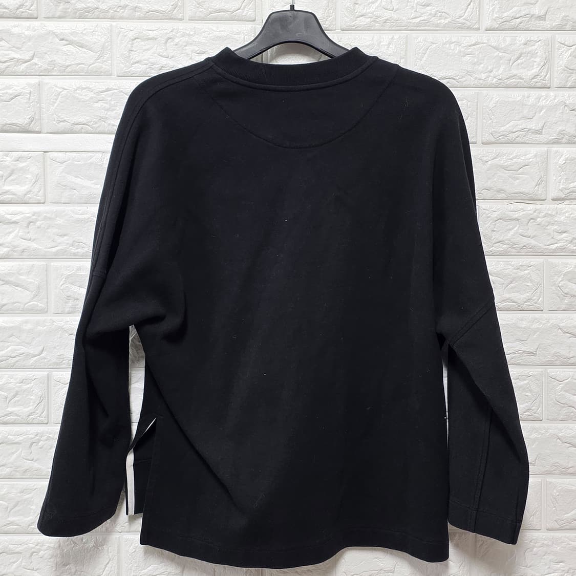 택포) XL 19s 한섬 시스템 검정색 맨투맨  상품이미지4