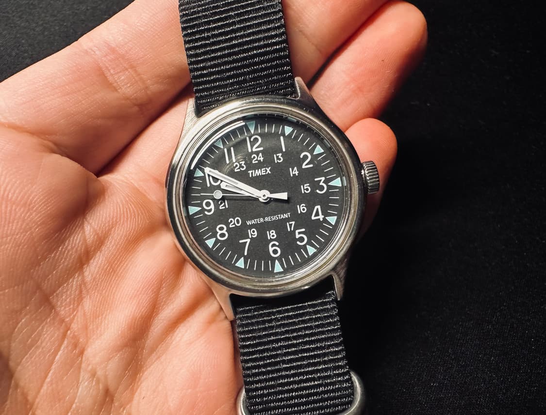 타이맥스 MK1 카키필드 스틸 케이스 36mm 한정판 쿼츠 시계 판매 상품이미지1