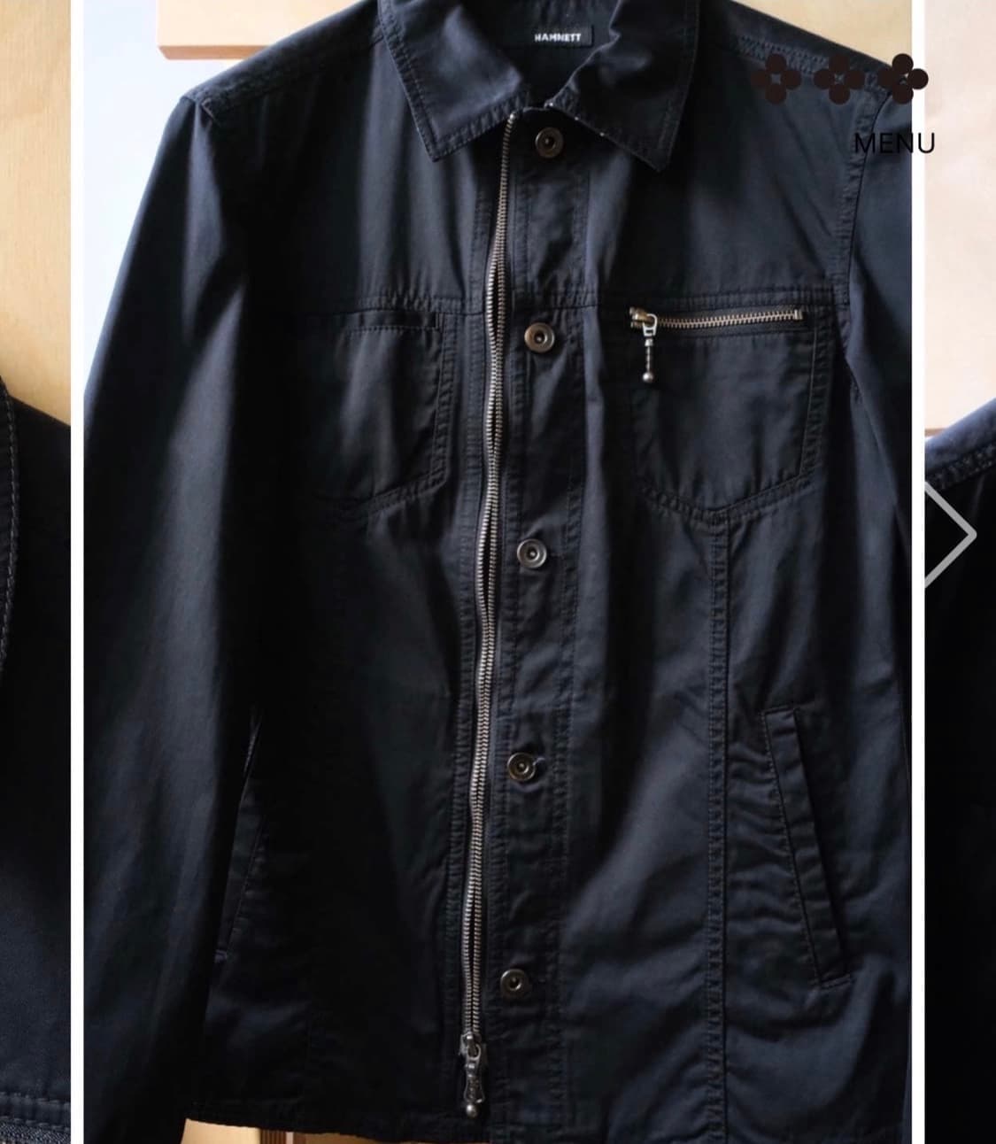 캐서린 햄넷 자켓 블랙 상품이미지1
