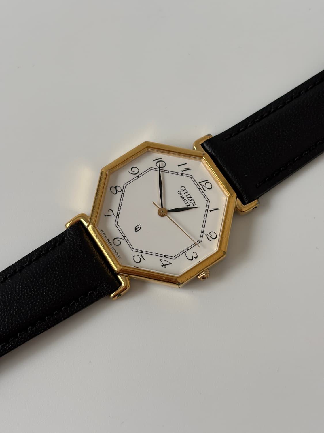 1980s CQ Gold Octagon Case Quartz  상품이미지1