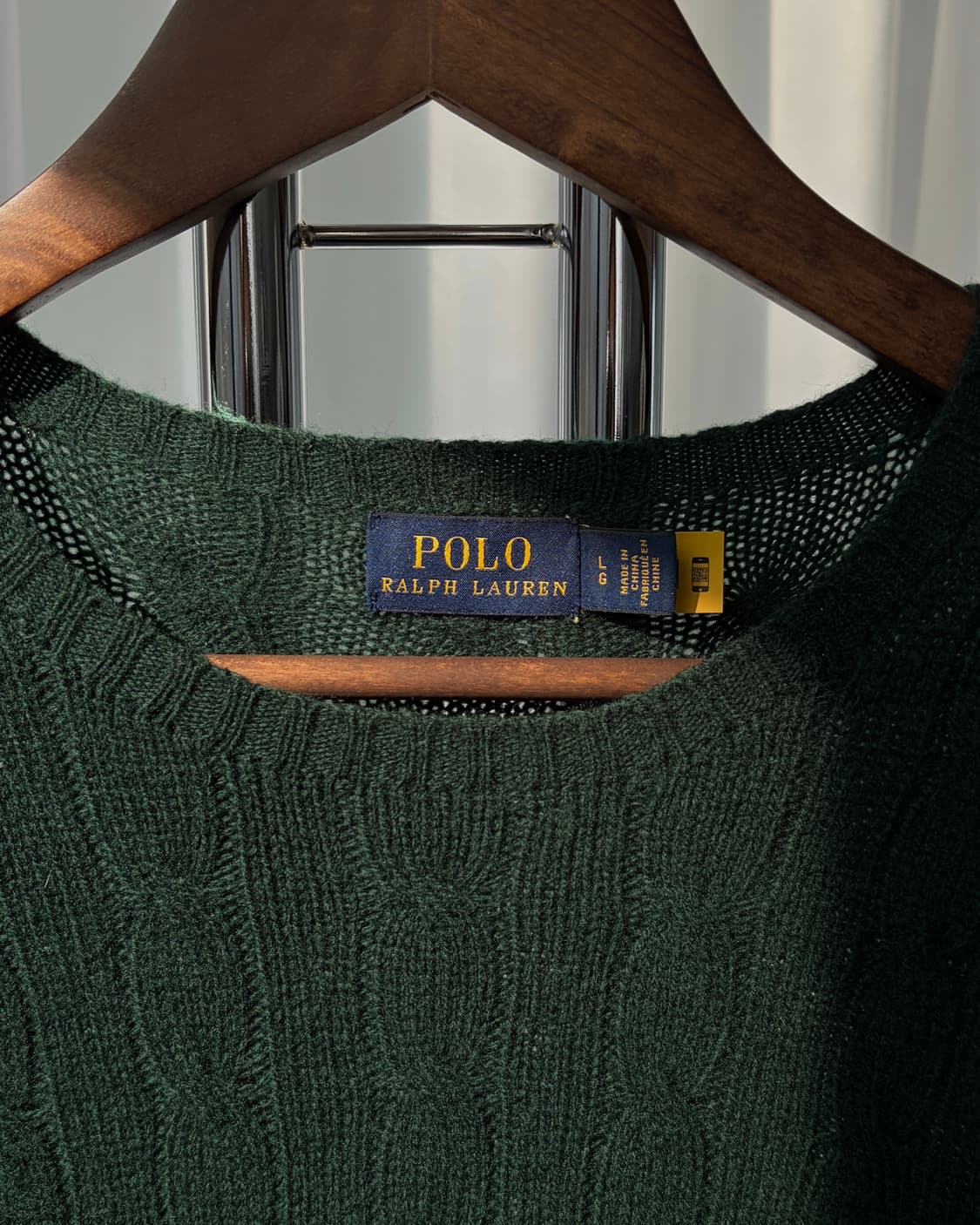[M]폴로 랄프로렌 케이블 울 캐시미어 크루넥 니트 상품이미지7