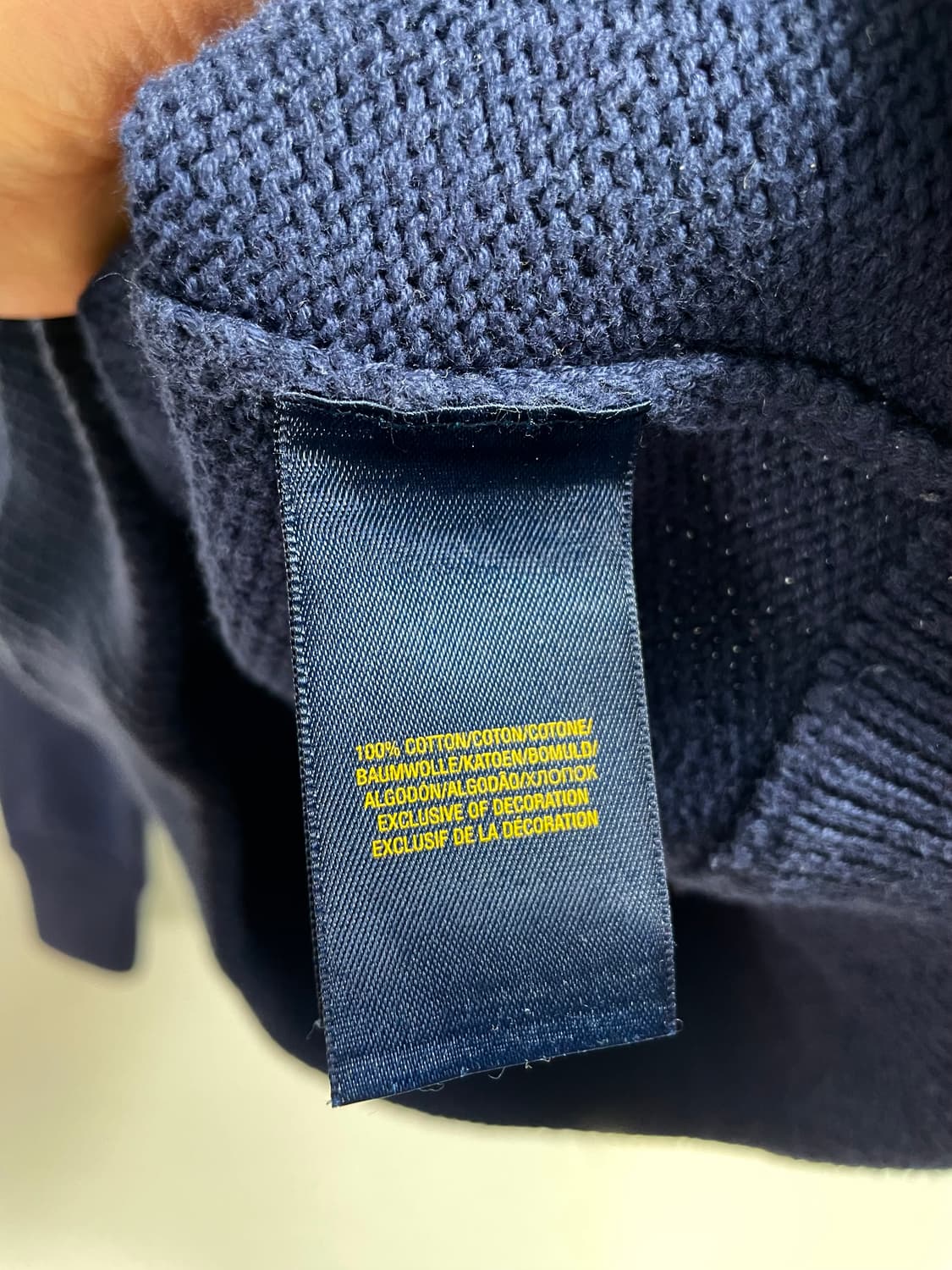 폴로 랄프로렌 보이즈 빅포니 니트집업 (on.62)   상품이미지6